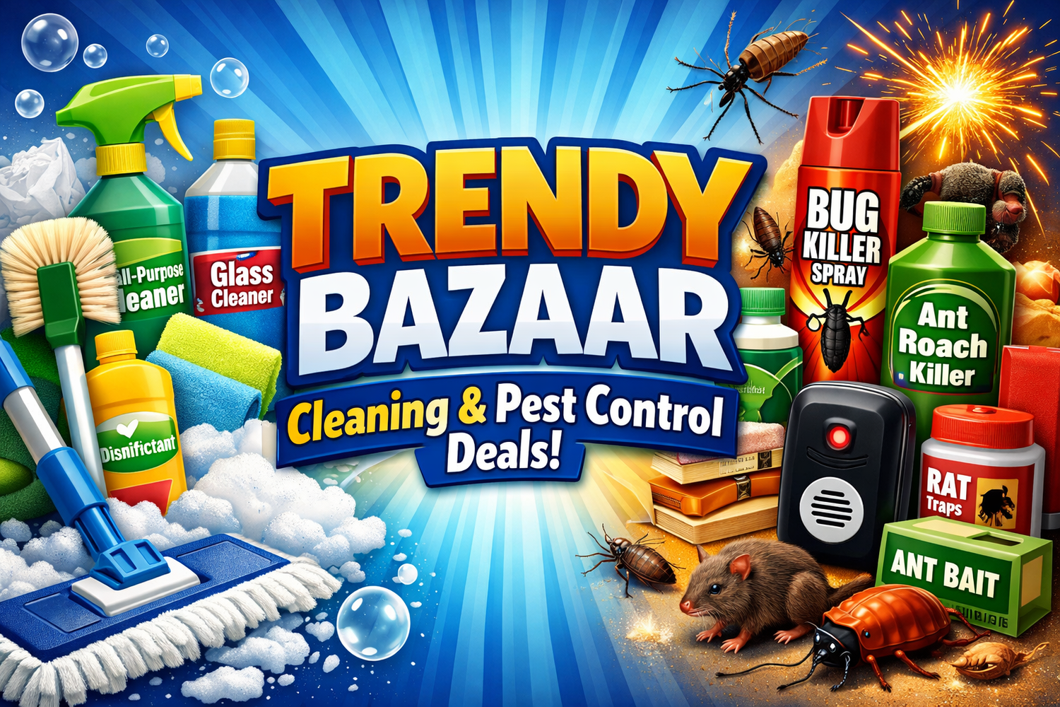 Household Cleaning And Pest Control